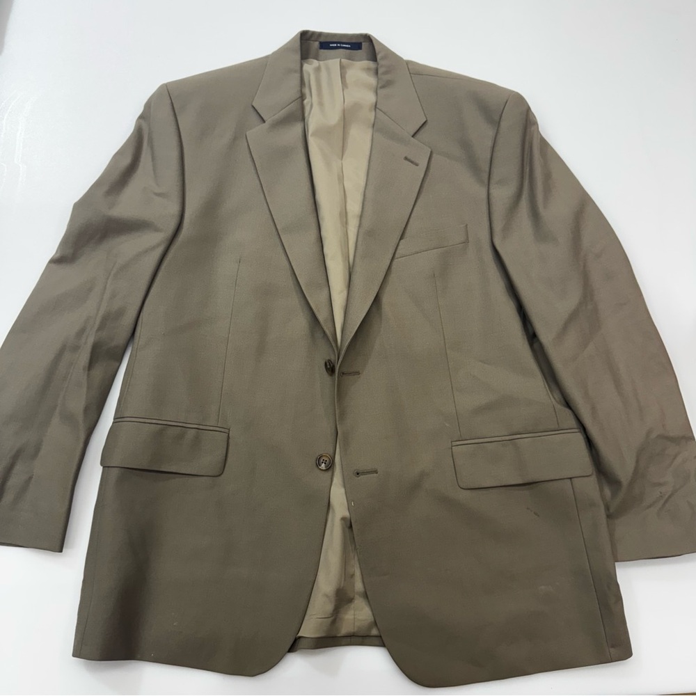 Men’s Dillards Ralph Ralph Lauren Dark Beige Sports Coat Jacket Size 44R